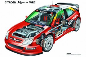 Citroën Xsara WRC Cutaway